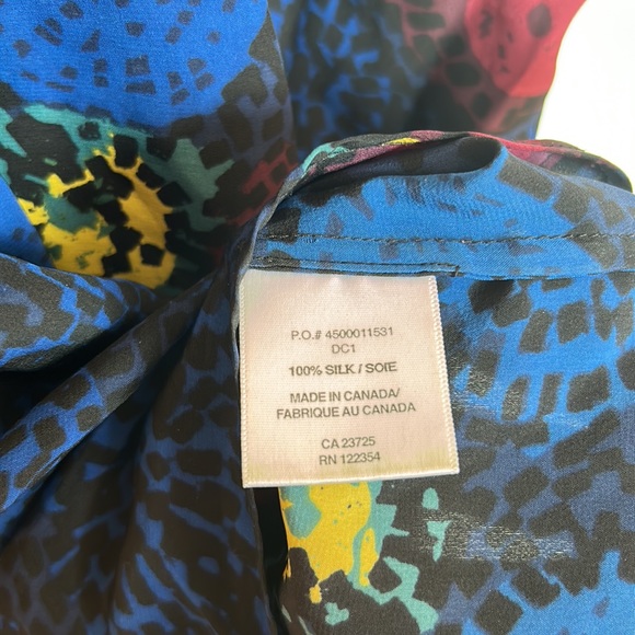 Wilfred 100% silk mixed print racer back tank from Aritzia - Picture 7 of 7